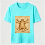 Da Vinci Manuscript Cat Art Classic T-Shirt