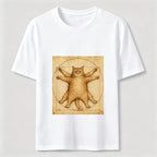 Da Vinci Manuscript Cat Art Classic T-Shirt