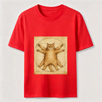 Da Vinci Manuscript Cat Art Classic T-Shirt