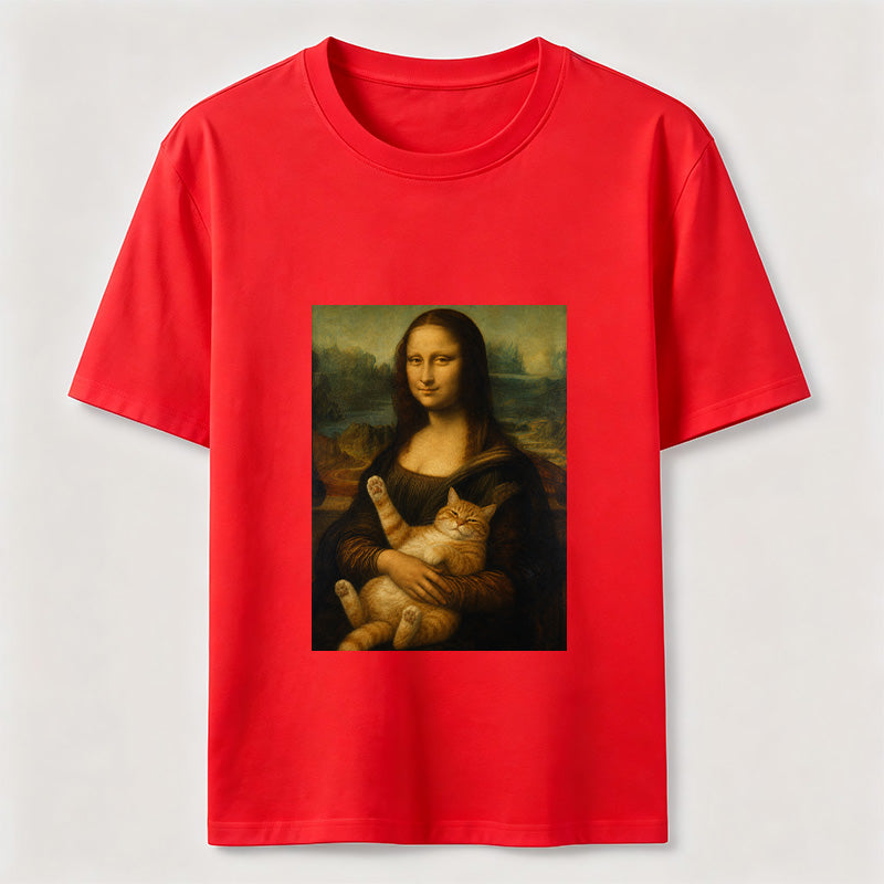 Mona Lisa Cat Classic T-Shirt