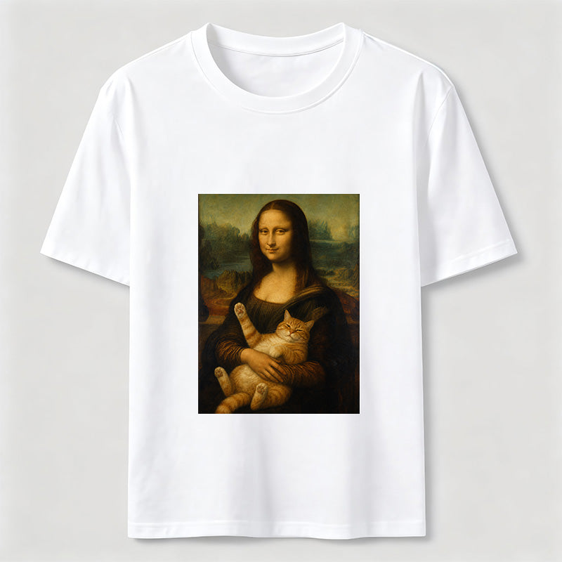 Mona Lisa Cat Classic T-Shirt