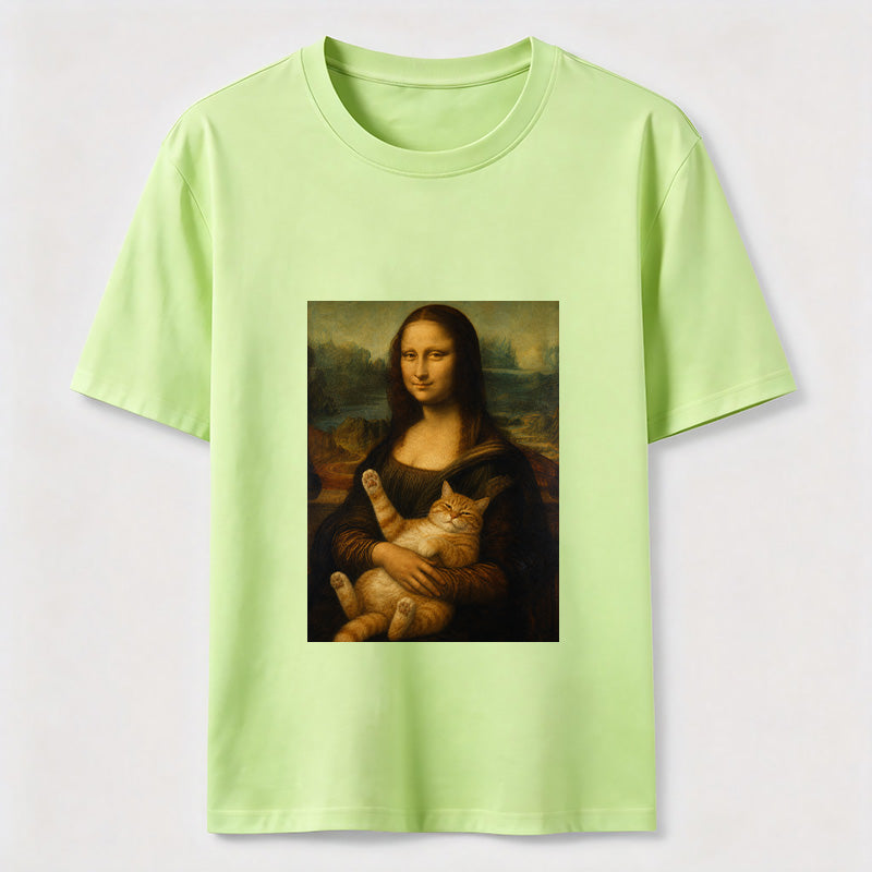 Mona Lisa Cat Classic T-Shirt