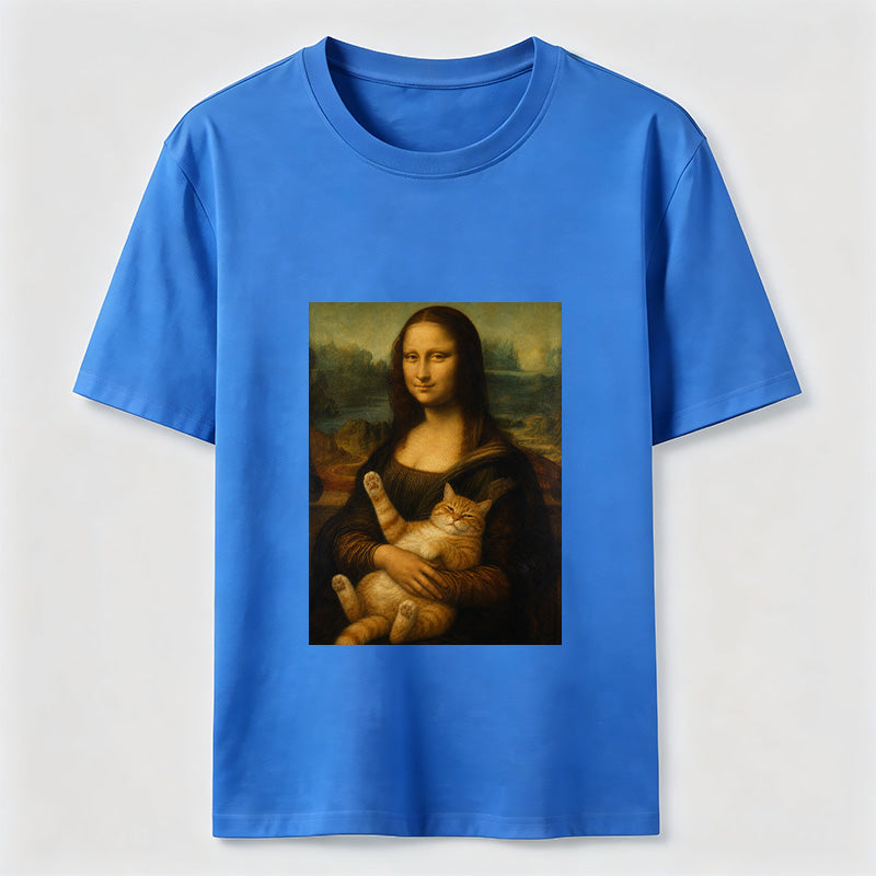 Mona Lisa Cat Classic T-Shirt