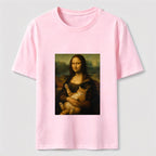 Mona Lisa Cat Classic T-Shirt