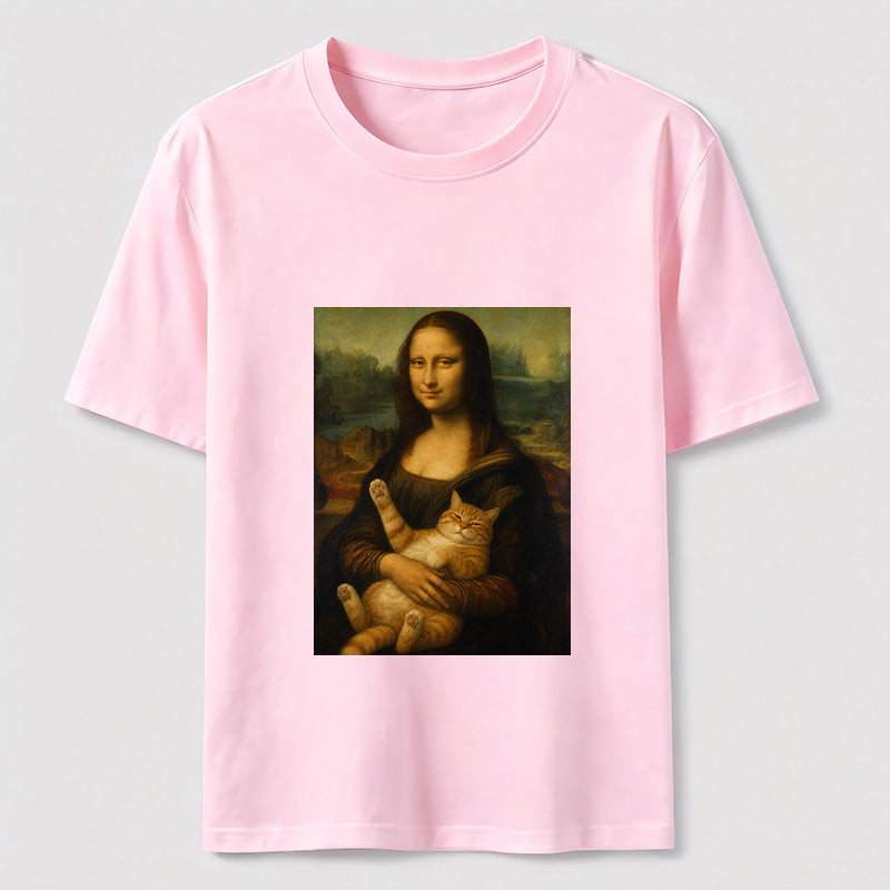 Mona Lisa Cat Classic T-Shirt