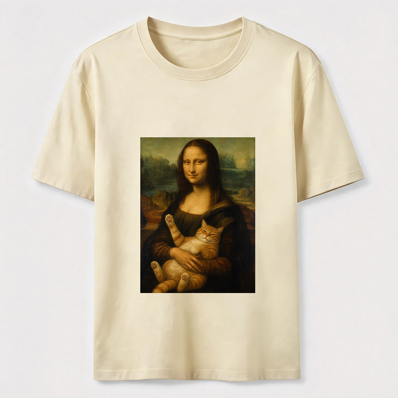 Mona Lisa Cat Classic T-Shirt