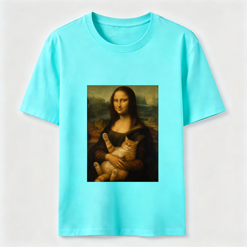 Mona Lisa Cat Classic T-Shirt
