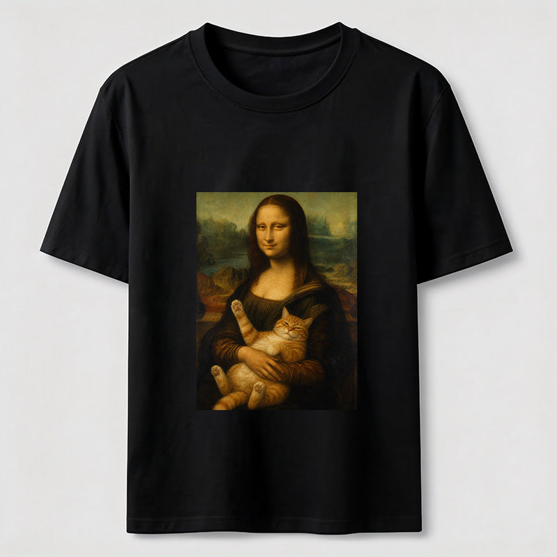 Mona Lisa Cat Classic T-Shirt