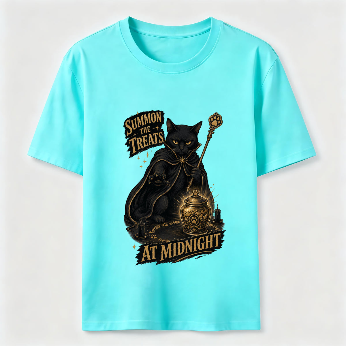 Midnight Treat Summoner Black Cat Classic T-Shirt