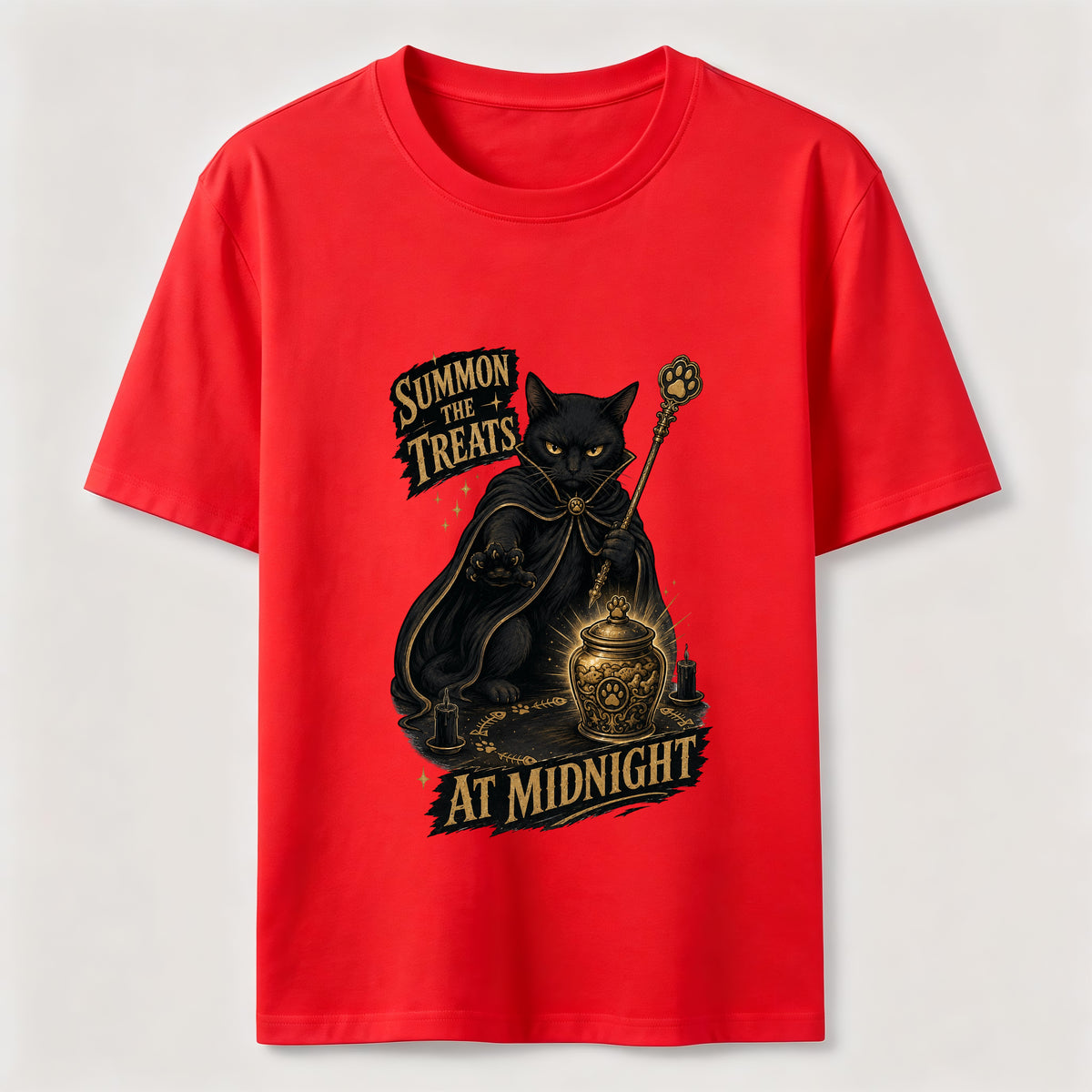 Midnight Treat Summoner Black Cat Classic T-Shirt