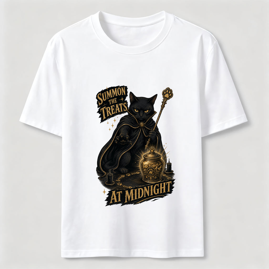 Midnight Treat Summoner Black Cat Classic T-Shirt