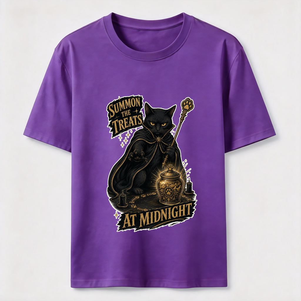 Midnight Treat Summoner Black Cat Classic T-Shirt