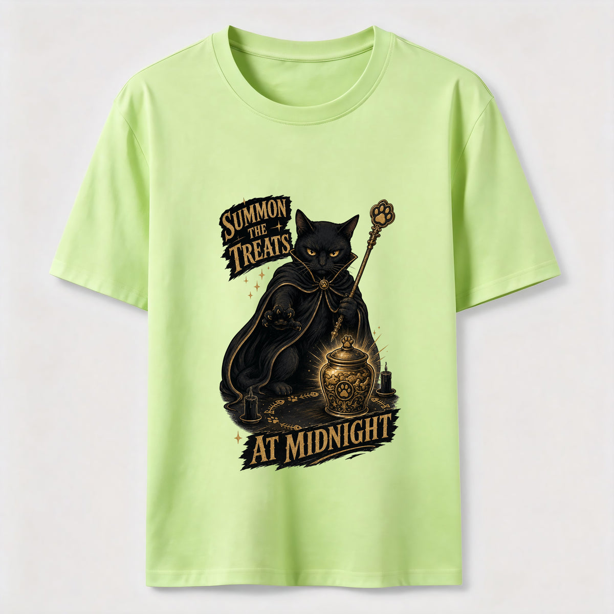 Midnight Treat Summoner Black Cat Classic T-Shirt