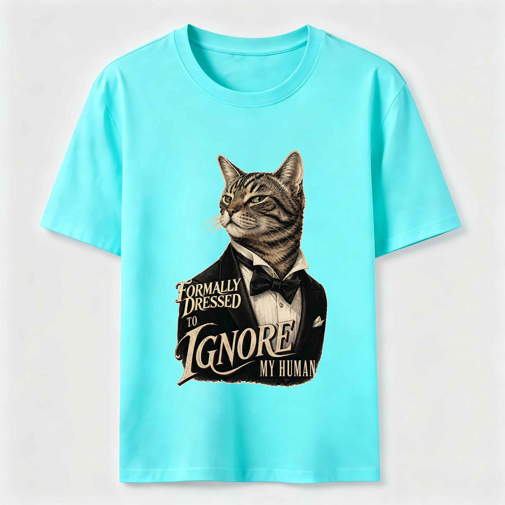 Dressed to Ignore My Human Cat Classic T-Shirt