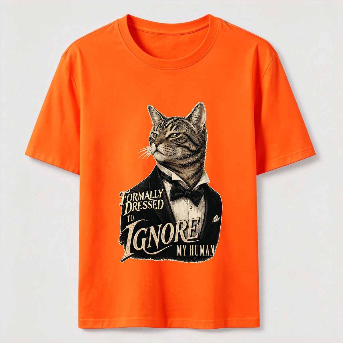 Dressed to Ignore My Human Cat Classic T-Shirt