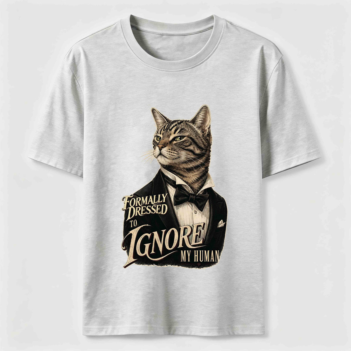 Dressed to Ignore My Human Cat Classic T-Shirt