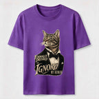 Dressed to Ignore My Human Cat Classic T-Shirt