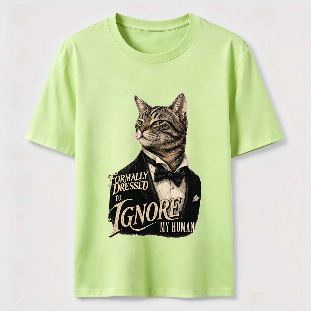 Dressed to Ignore My Human Cat Classic T-Shirt