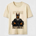 My Human Reports to Me Doberman Classic T-Shirt