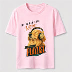 Chose a Playlist Golden Retriever Classic T-Shirt