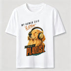 Chose a Playlist Golden Retriever Classic T-Shirt