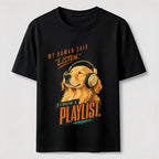 Chose a Playlist Golden Retriever Classic T-Shirt