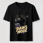 Paws Mode Headphone Cat Classic T-Shirt