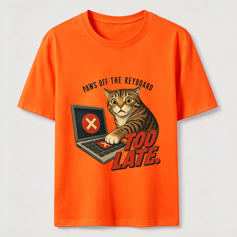 Paws Off the Keyboard Cat Classic T-Shirt