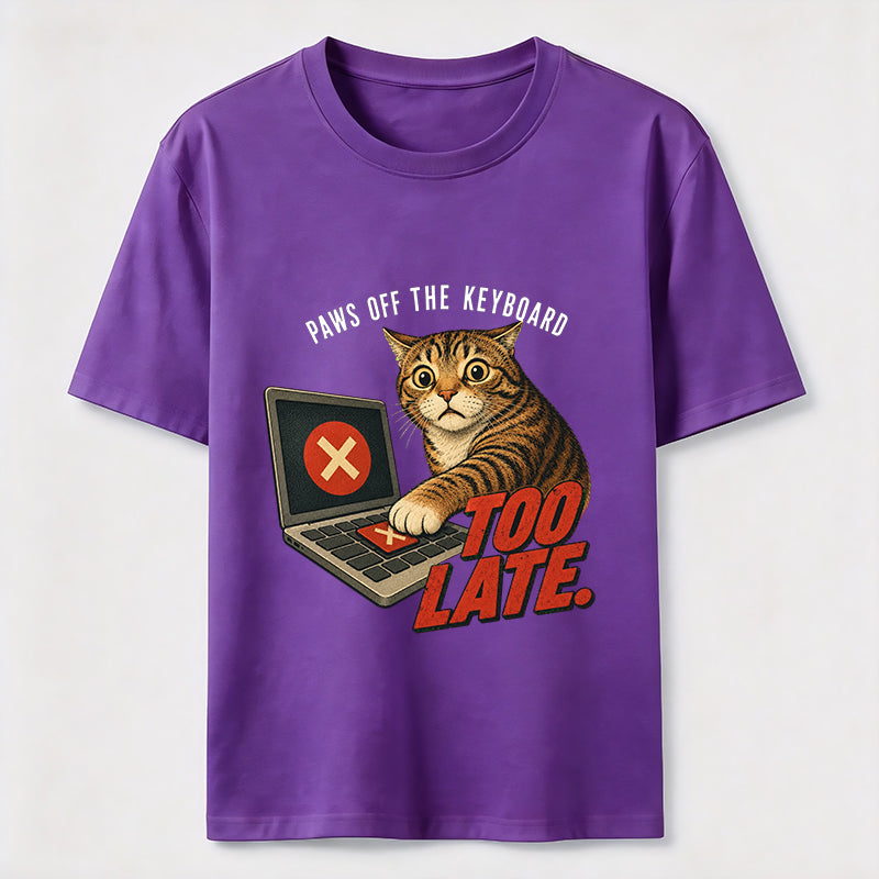 Paws Off the Keyboard Cat Classic T-Shirt