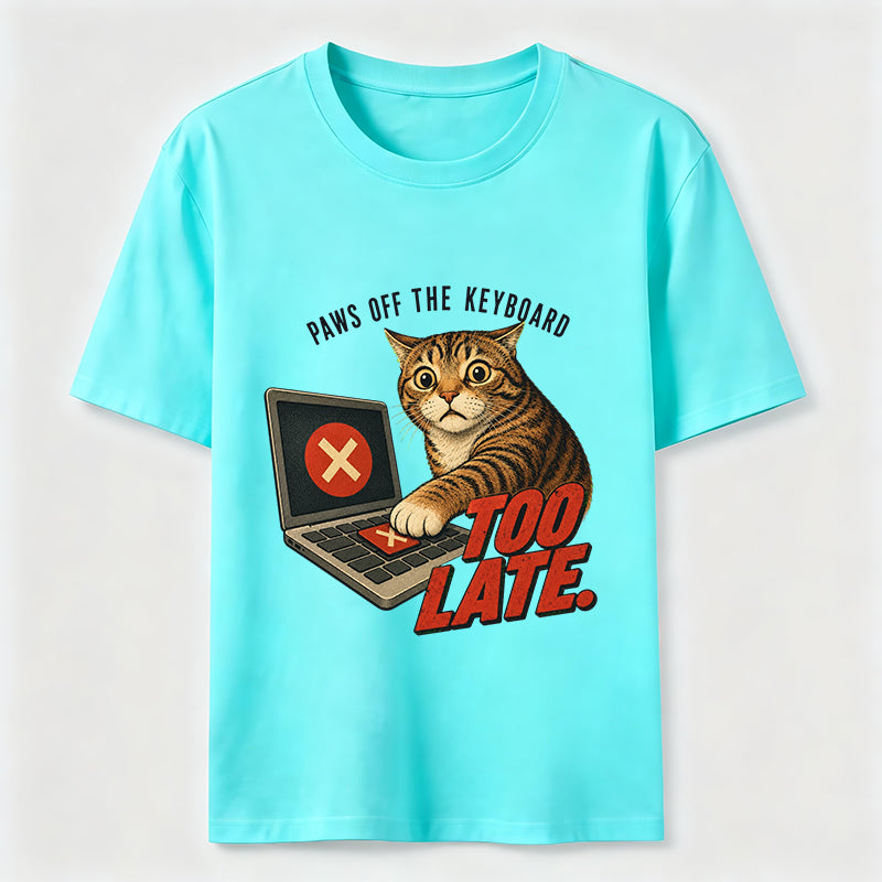 Paws Off the Keyboard Cat Classic T-Shirt