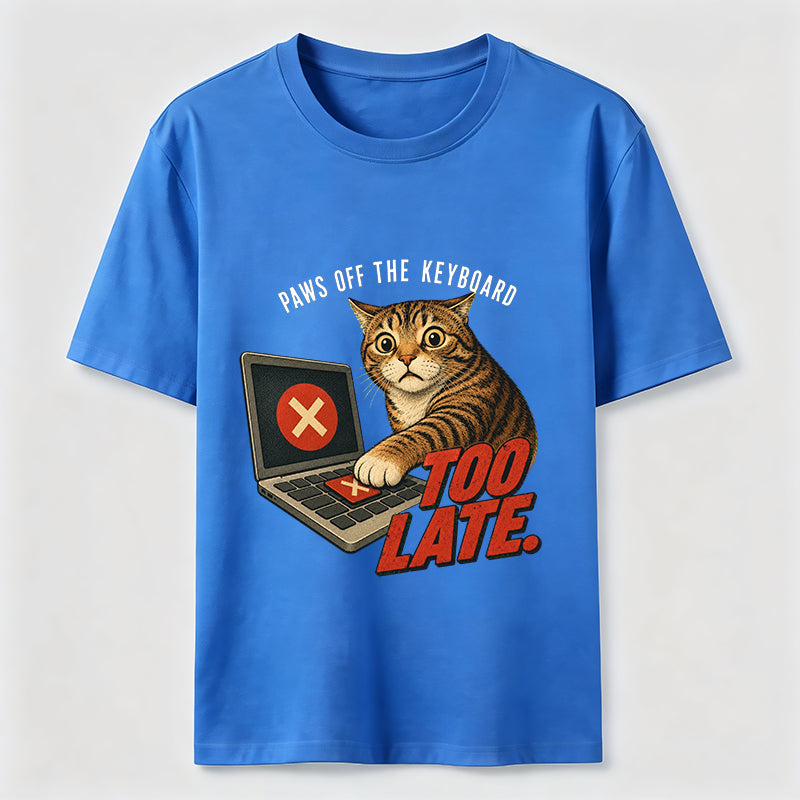 Paws Off the Keyboard Cat Classic T-Shirt