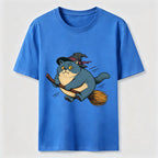 Witch Cat on a Broom Classic T-Shirt