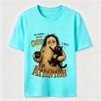 Coffee and Attention Cat Classic T-Shirt