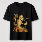 Coffee and Attention Cat Classic T-Shirt