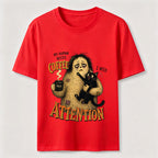 Coffee and Attention Cat Classic T-Shirt