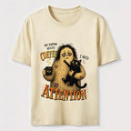 Coffee and Attention Cat Classic T-Shirt