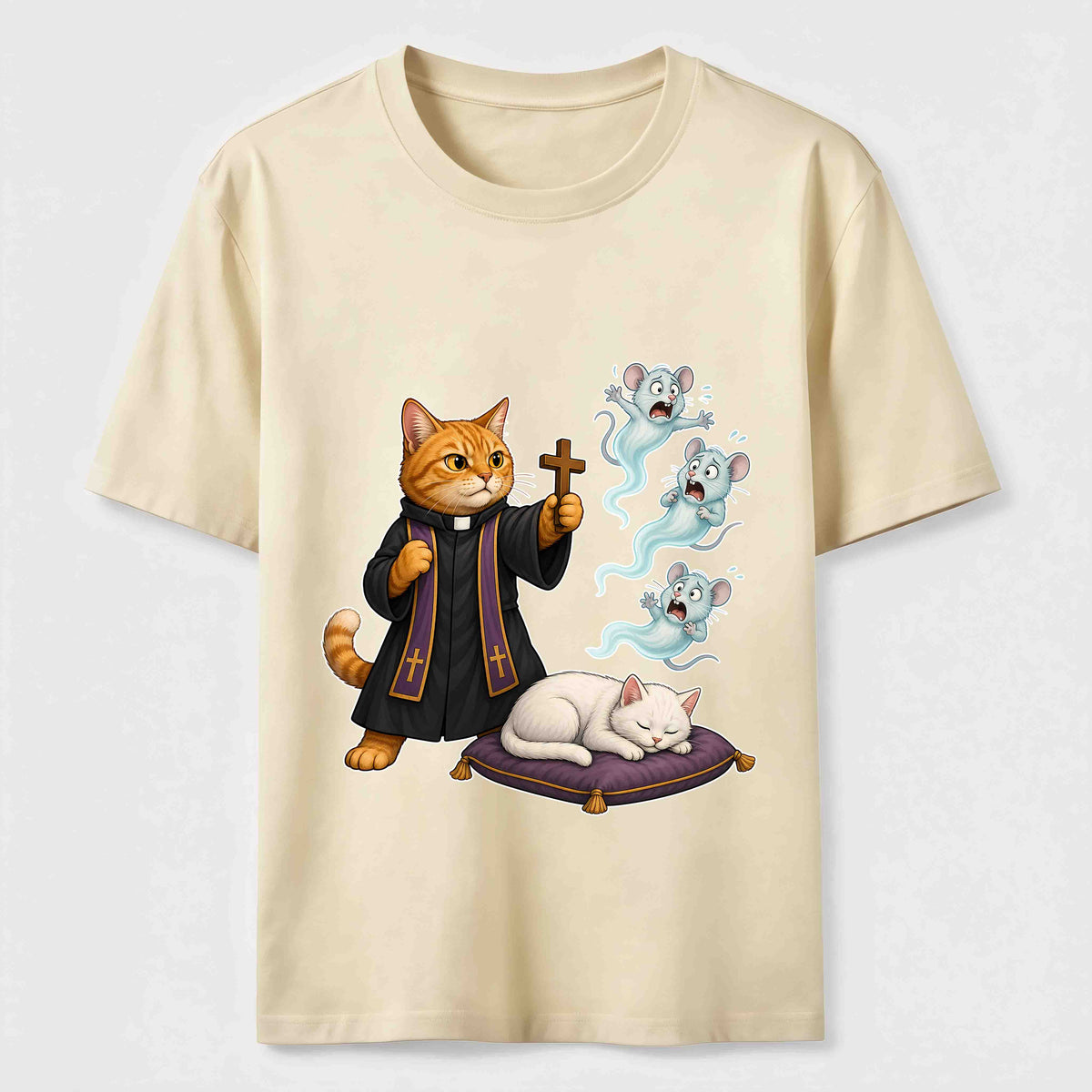 Mouse Exorcist Cat Classic T-Shirt