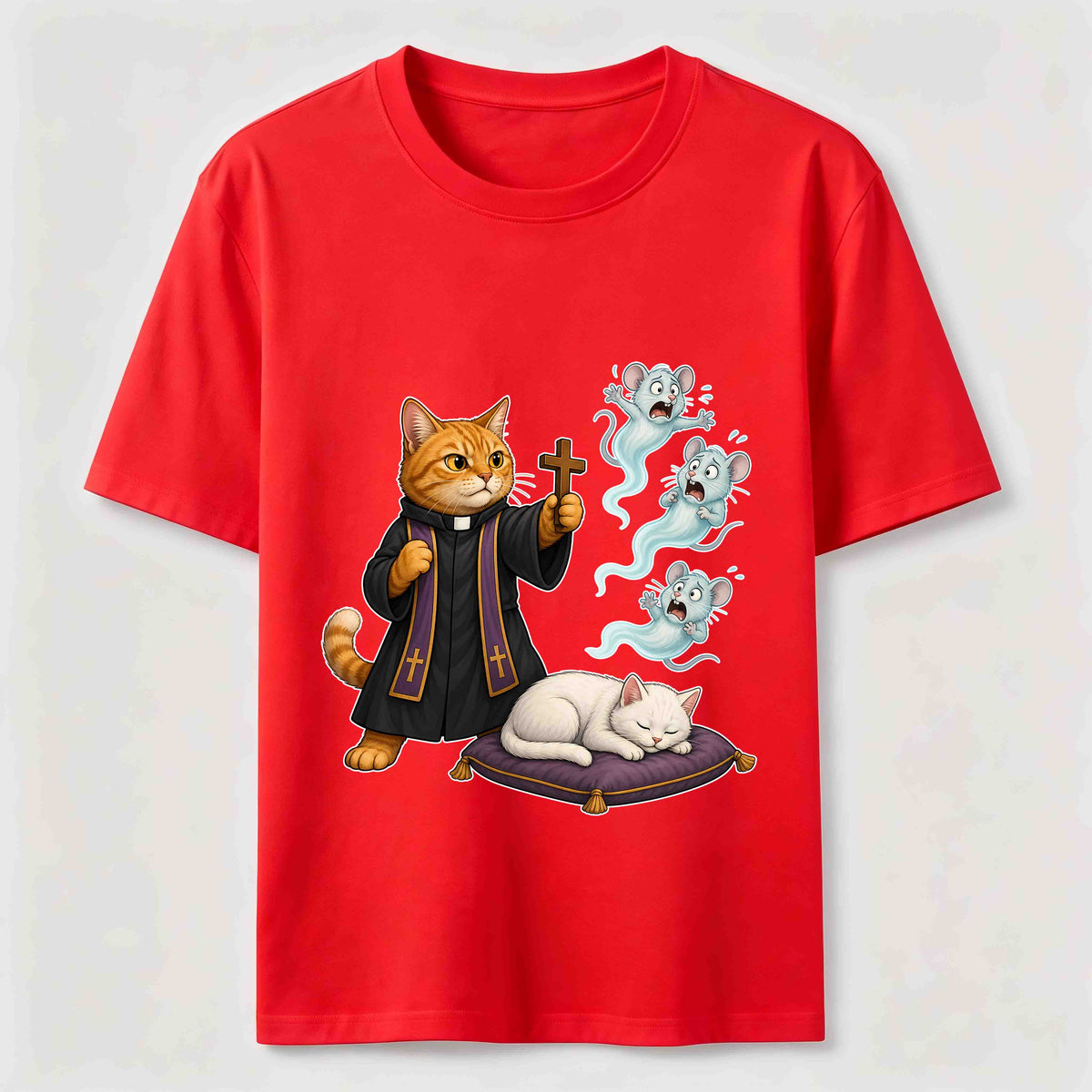 Mouse Exorcist Cat Classic T-Shirt