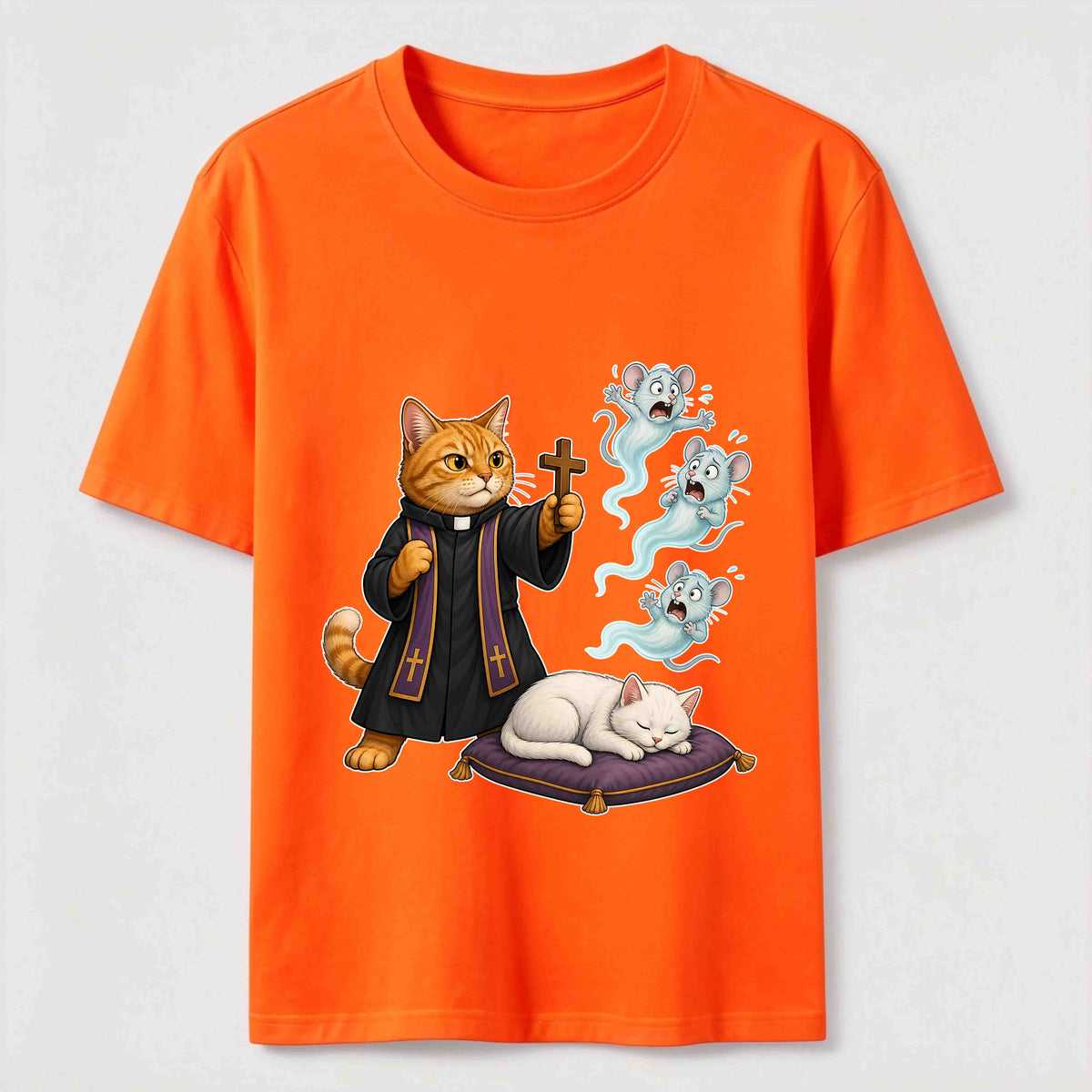 Mouse Exorcist Cat Classic T-Shirt
