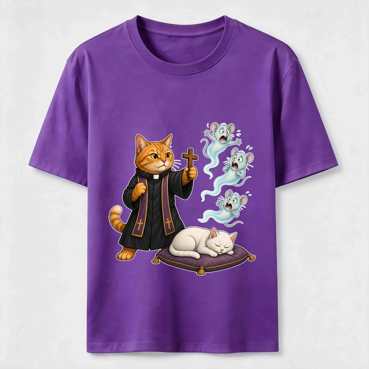 Mouse Exorcist Cat Classic T-Shirt