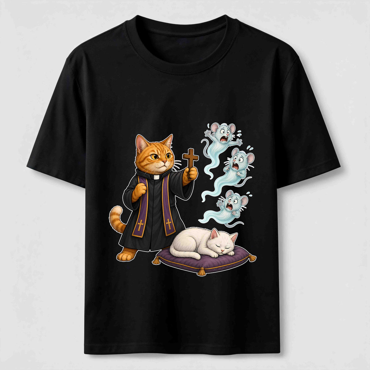 Mouse Exorcist Cat Classic T-Shirt