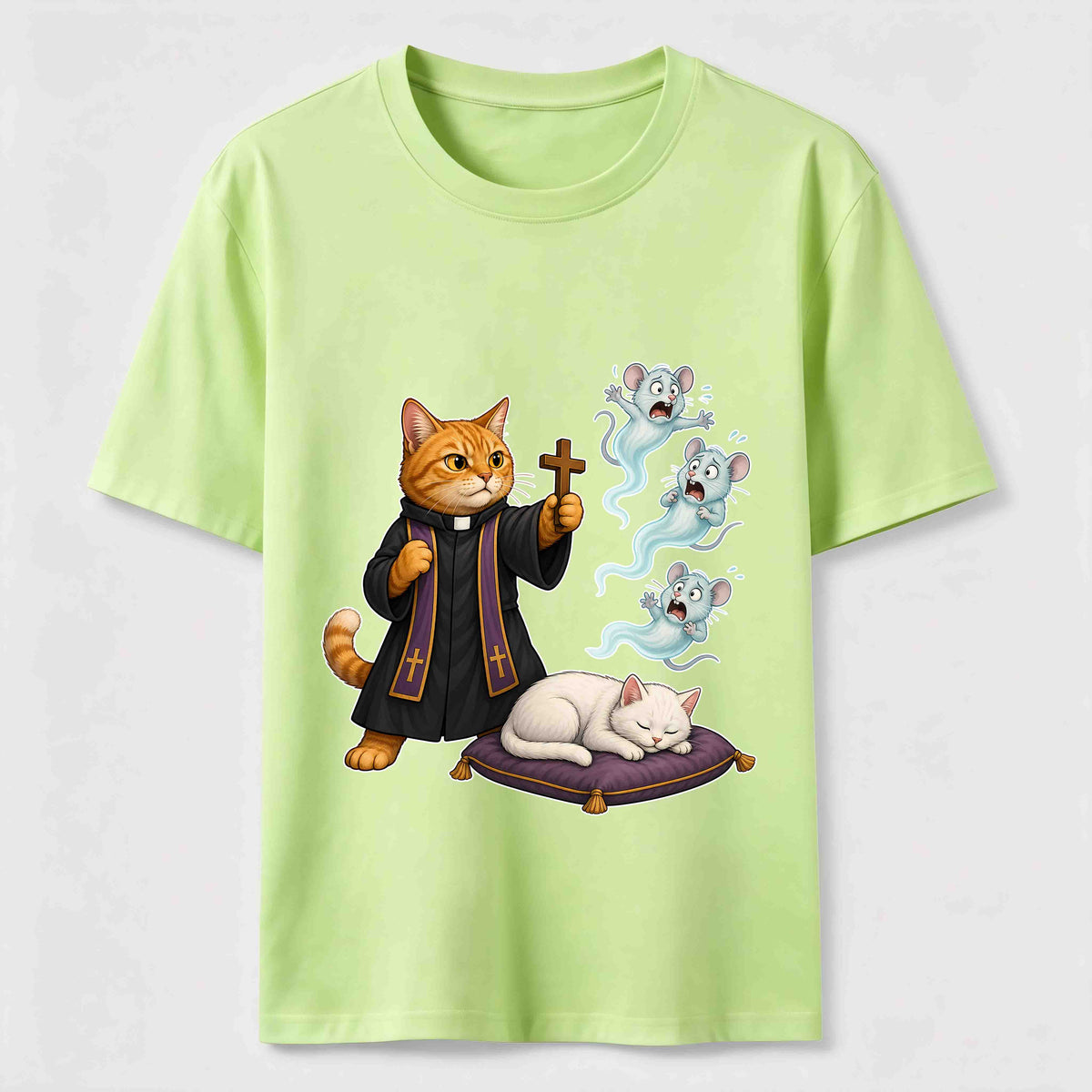 Mouse Exorcist Cat Classic T-Shirt