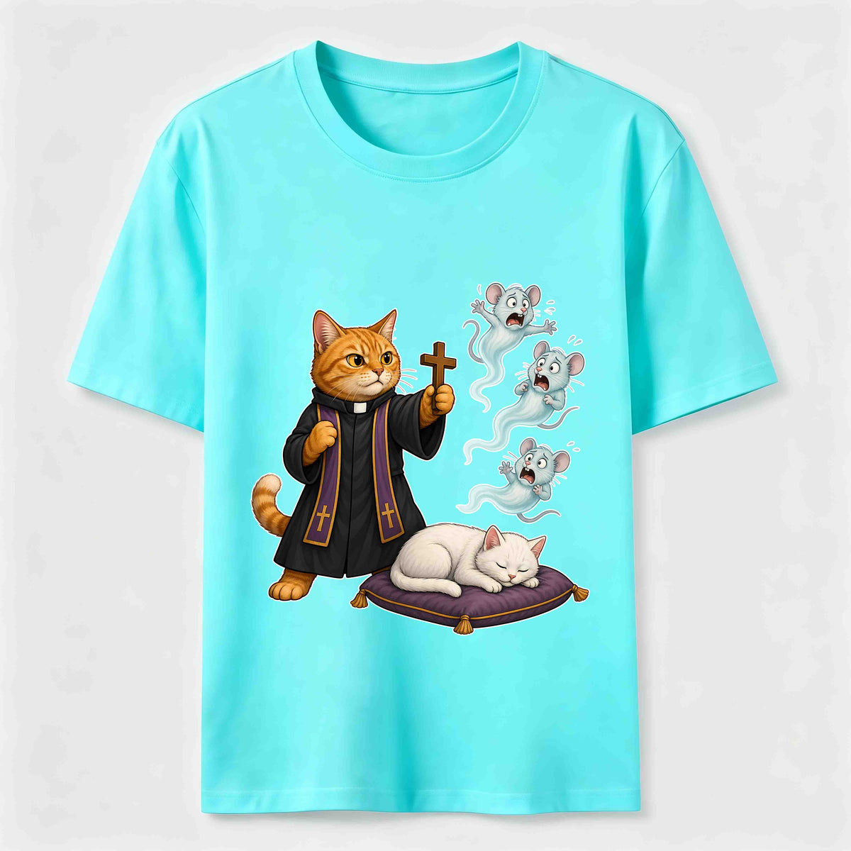 Mouse Exorcist Cat Classic T-Shirt