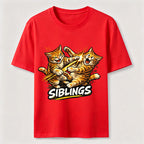 Playful Cat Siblings Classic T-Shirt
