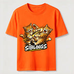 Playful Cat Siblings Classic T-Shirt