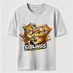Playful Cat Siblings Classic T-Shirt