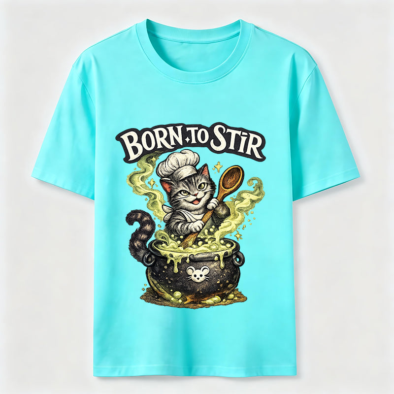 Mischievous Chef Cat Cauldron Classic T-Shirt
