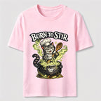 Mischievous Chef Cat Cauldron Classic T-Shirt
