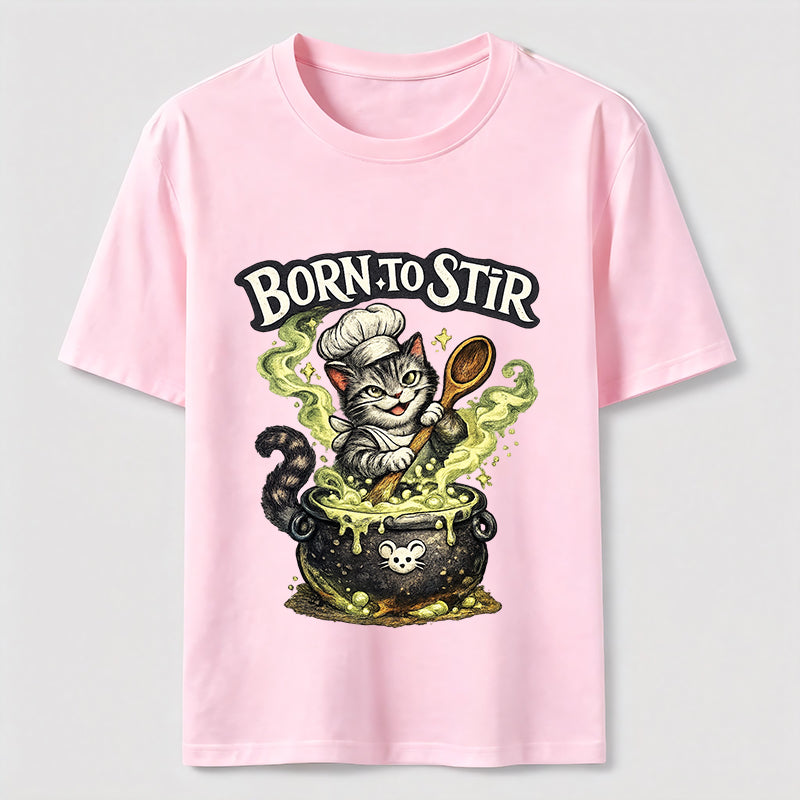 Mischievous Chef Cat Cauldron Classic T-Shirt