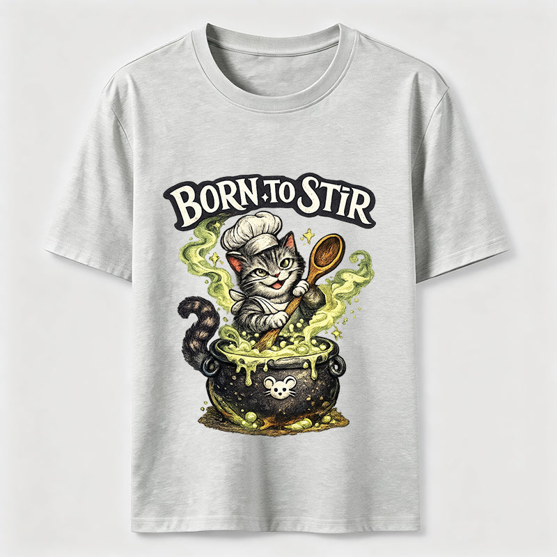 Mischievous Chef Cat Cauldron Classic T-Shirt